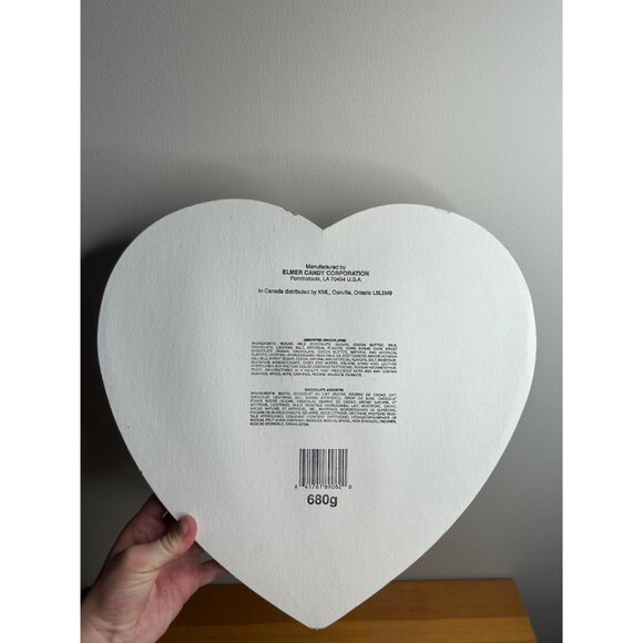 Vintage Valentine’s day empty chocolate heart box gift packaging man and women - Picture 2 of 5